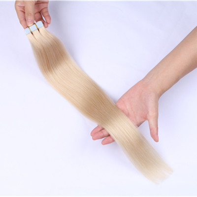  Wholesale Tape in Hair Extensions Best Quality 100% Remy blonde 613 tape in Hair Extension.HN198